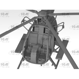 ICM Boeing (Hughes) MH-60J "Little Bird" - US Special Forces Helicopter - 1:48