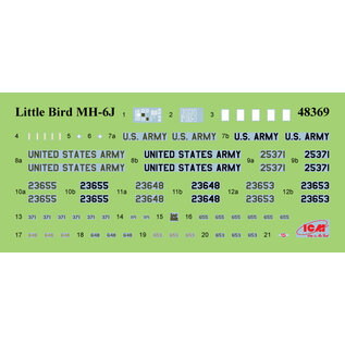 ICM Boeing (Hughes) MH-60J "Little Bird" - US Special Forces Helicopter - 1:48