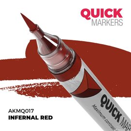 AK Interactive AK Interactive - Quick Marker - Infernal Red