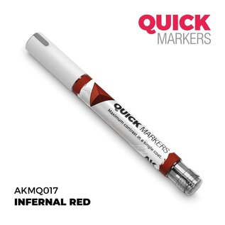 AK Interactive Quick Marker - Infernal Red