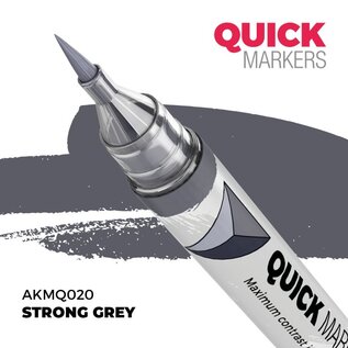 AK Interactive Quick Marker - Strong Grey