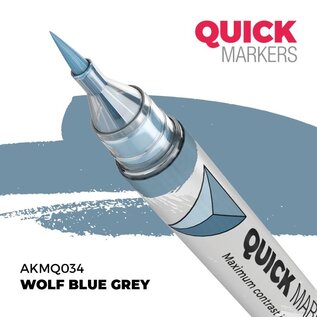 AK Interactive Quick Marker - Wolf Blue Grey