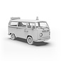 AK Interactive VW T2 Model 1967 Airport Bus - 1:35