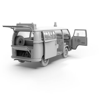 AK Interactive VW T2 Model 1967 Airport Bus - 1:35