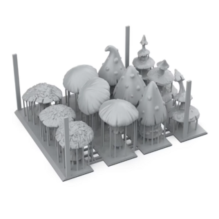 AK Interactive Basing Bits - Gigant Mushrooms