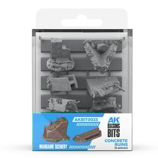 AK Interactive Basing Bits - Concrete Ruins