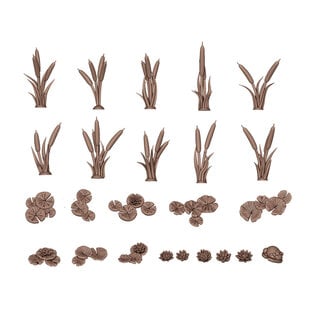 AK Interactive Basing Bits - Water Lilies & Cattails