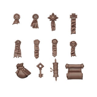 AK Interactive Basing Bits - Seals & Scrolls