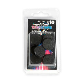 AK Interactive AK Interactive - Round Base 25mm - 10 Units