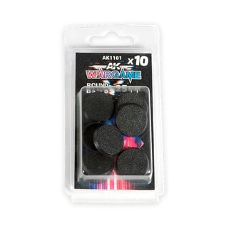 AK Interactive Round Base 25mm x 10 Units