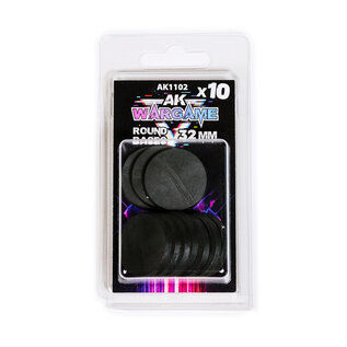 AK Interactive Round Base 32mm - 10 Units
