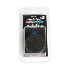 AK Interactive AK Interactive - Round Base 50mm - 5 Units