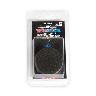 AK Interactive Round Base 50mm - 5 Units