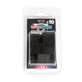 AK Interactive Square Base 25x25mm - 10 Units