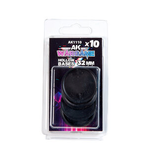 AK Interactive Hollow Bases 32mm - 10 Units