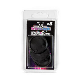 AK Interactive AK Interactive - Hollow Bases 40mm - 5 Units