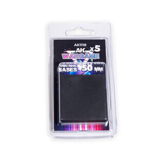 AK Interactive Square Bases 50mm - 5 Units