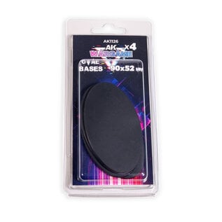 AK Interactive Oval Bases 90x52mm - 4 Units