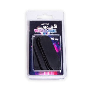 AK Interactive Motorbike Bases 25x70mm - 5 Units