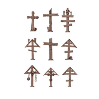 AK Interactive Basing Bits - Wood Crosses