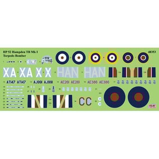 ICM Handley Page Hampden TB.Mk.I - WWII British Torpedo Bomber - 1:48