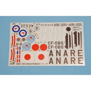 Dora Wings De Havilland Canada DHC-2 Beaver Floatplane - 1:48