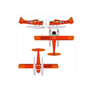 Dora Wings De Havilland Canada DHC-2 Beaver Floatplane - 1:48