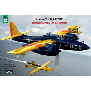 Fly Grumman F7F-2D Tigercat American drone control aircraft - 1:72