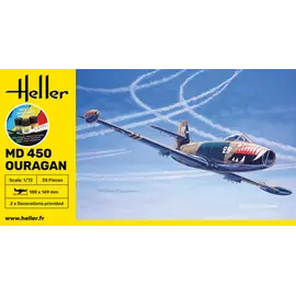 Heller Heller - Starter Kit - Dassault MD.450 Ouragan - 1:72
