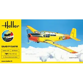 Heller Heller - Starter Kit - Saab 91 Safir - 1:72