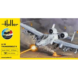 Heller Heller - Starter Kit - Fairchild-Republic A-10 Thunderbolt II - 1:144