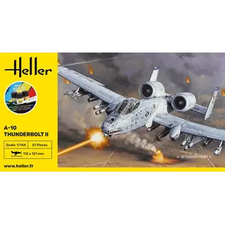 Heller Starter Kit - Fairchild-Republic A-10 Thunderbolt II - 1:144