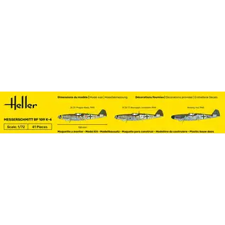 Heller Starter Kit - Messerschmitt Bf 109K-4 - 1:72
