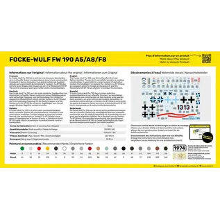 Heller Starter Kit - Focke-Wulf Fw 190A-5/-8/F-8 - 1:72