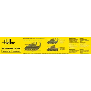 Heller Starter Kit - M4 Sherman D-Day - 1:72