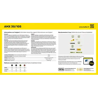 Heller Starter Kit - AMX 30/105 - 1:72