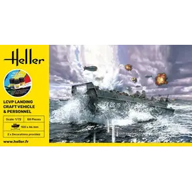 Heller Heller - Starter Kit - LCVP - Landing Craft Vehicle & Personnel - 1:72