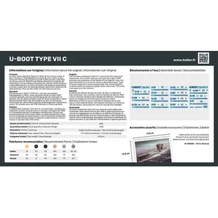 Heller Starter Kit - U-Boot Typ VIIC - 1:400