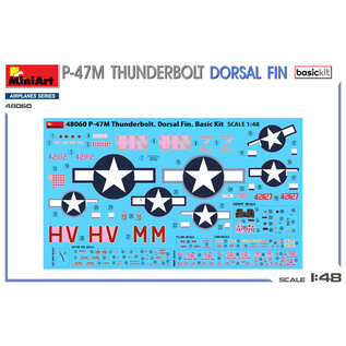 MiniArt Republic P-47M Thunderbolt - Dorsal Fin - Basic Kit - 1:48