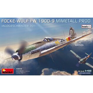 MiniArt Focke-Wulf FW 190D-9 Mimetall Prod. JG 301 - Basic Kit - 1:48