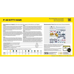 Heller Curtiss P-40 Kittyhawk - 1:72