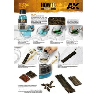 AK Interactive Metal Burnishing - Metal Burnishing - Beize für Weißmetall - 100ml