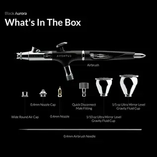 Gaahleri Airbrush Ace Series - Aventus Black Aurora 0,2 & 0,4mm