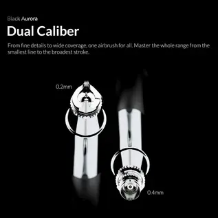 Gaahleri Airbrush Ace Series - Aventus Black Aurora 0,2 & 0,4mm