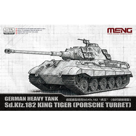 MENG MENG - German Heavy Tank Sd.Kfz.182 King Tiger (Porsche Turret) - 1:72
