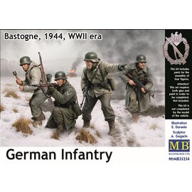 Master Box Master Box - German Infantry, Bastogne, 1944, WWII era - 1:35