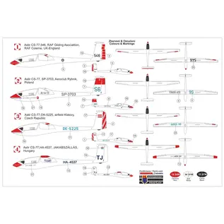 Kovozávody Prostějov Grob G 102 Astir CS 77 - 1:72