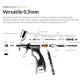 Gaahleri Airbrush Premium Series - GHPM-Mobius TG (0.5mm)