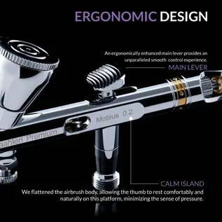 Gaahleri Airbrush Premium Series - GHPM-Mobius (0.2mm)