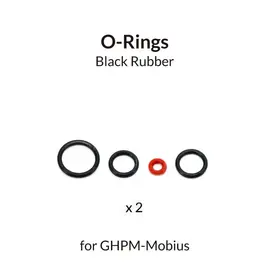 Gaahleri Gaahleri - Mobius O-Rings Black Rubber (4x2)